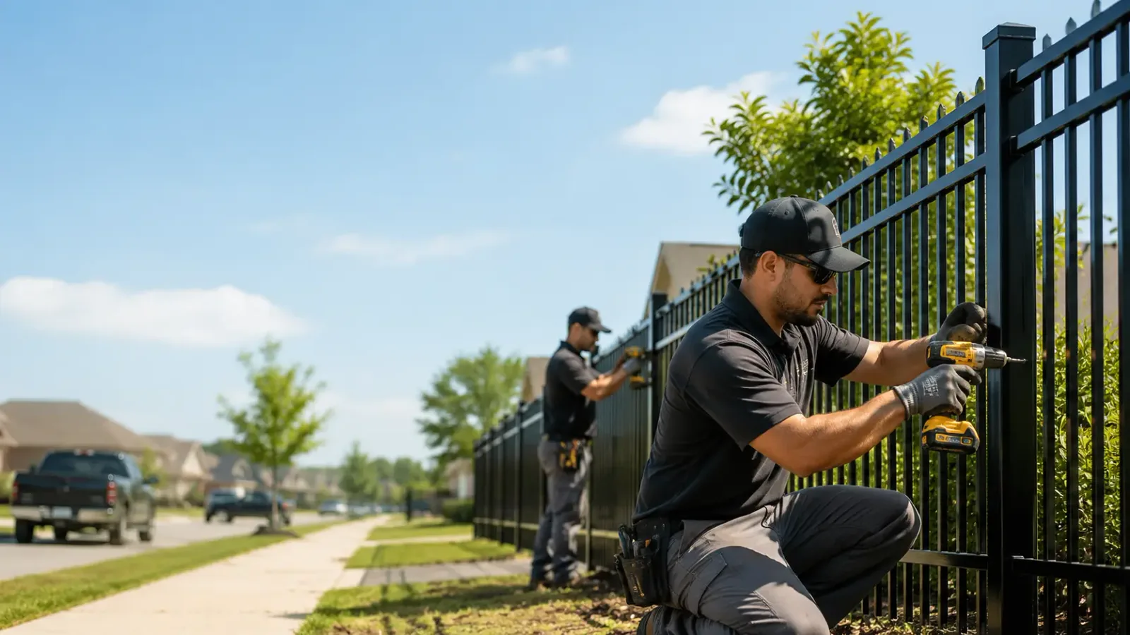 Metal Fence Installation in Barre, MA
